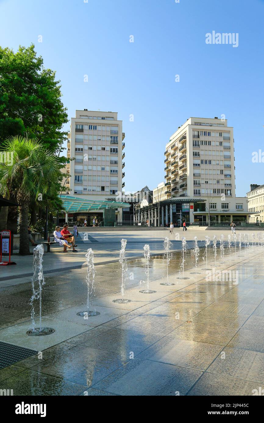 Pau, Stadt im Südwesten Frankreichs. Stockfoto