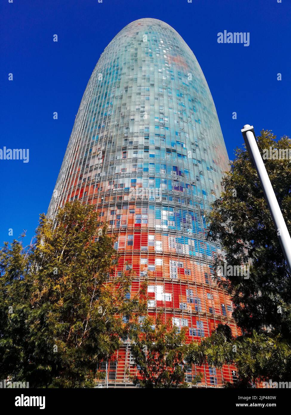 Torre Glories o Agbar, Barcelona, Katalonien, España Stockfoto
