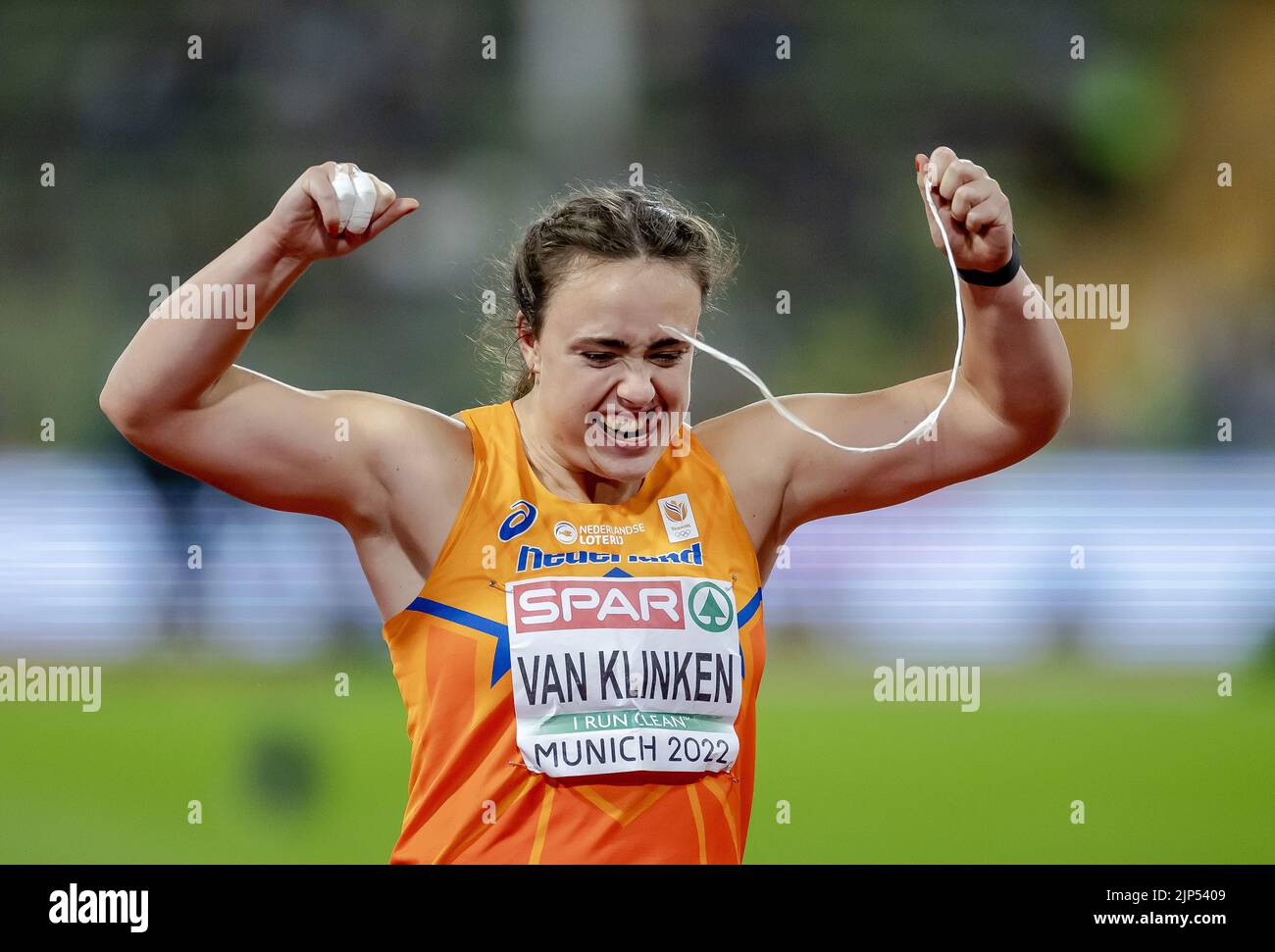 MÜNCHEN Jorinde van Klinken feiert ihren dritten Platz im Finale der