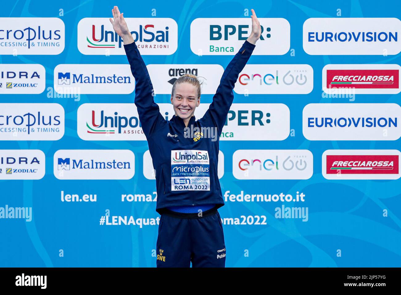 ROM, ITALIEN 15. AUGUST Louise Hansson aus Schweden während der