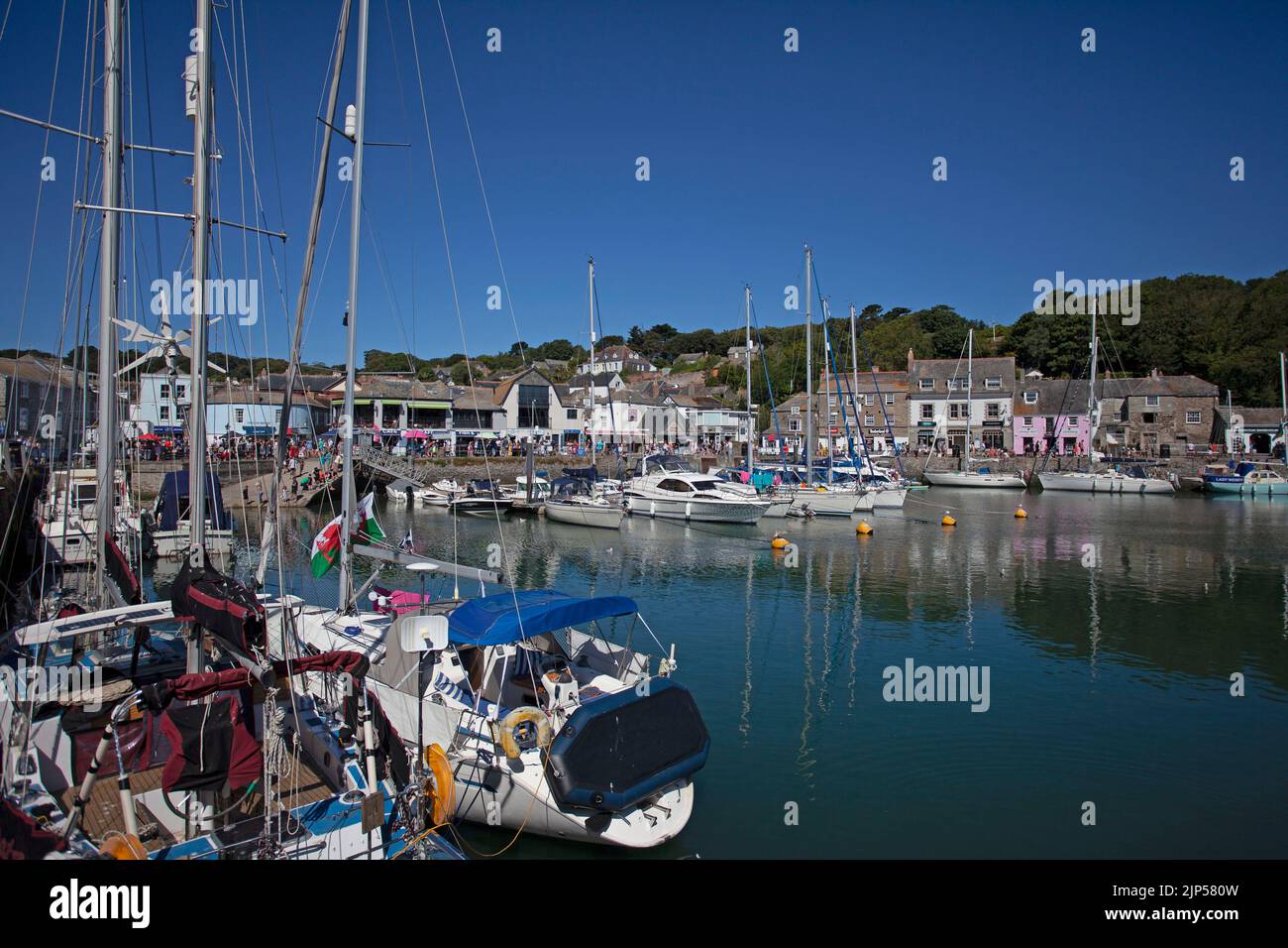 Padstow Harbour. Cornwall England Stockfoto