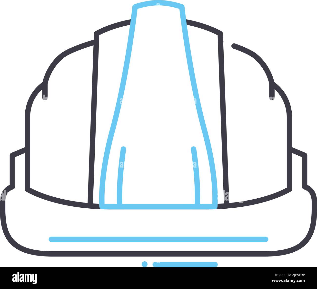 Konsruktion hat Linie Symbol, Umriss Symbol, Vektor-Illustration, Konzept Zeichen Stock Vektor