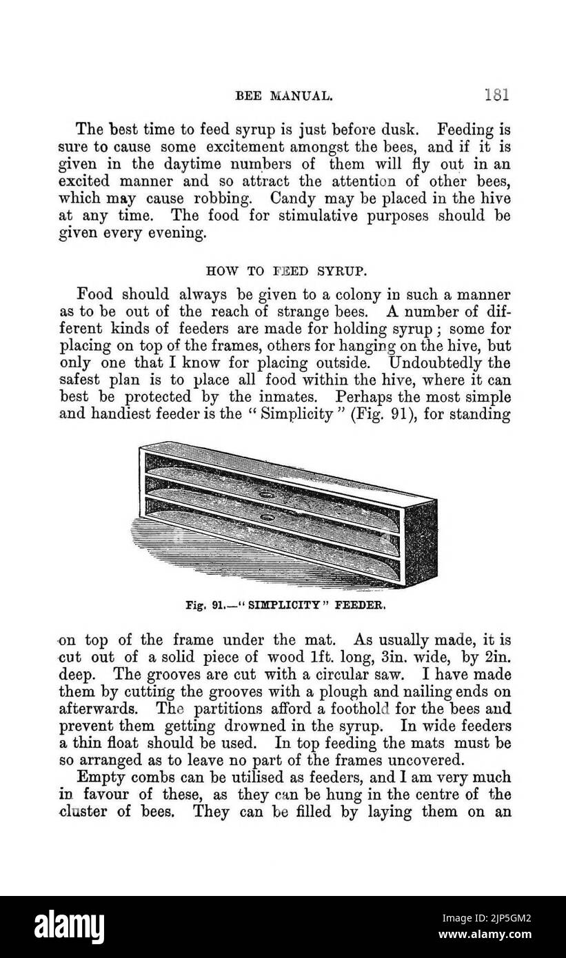 Das illustrierte australasiatische Bienenhandbuch und der komplette Leitfaden zur modernen Bienenkultur in der südlichen Hemisphäre Stockfoto