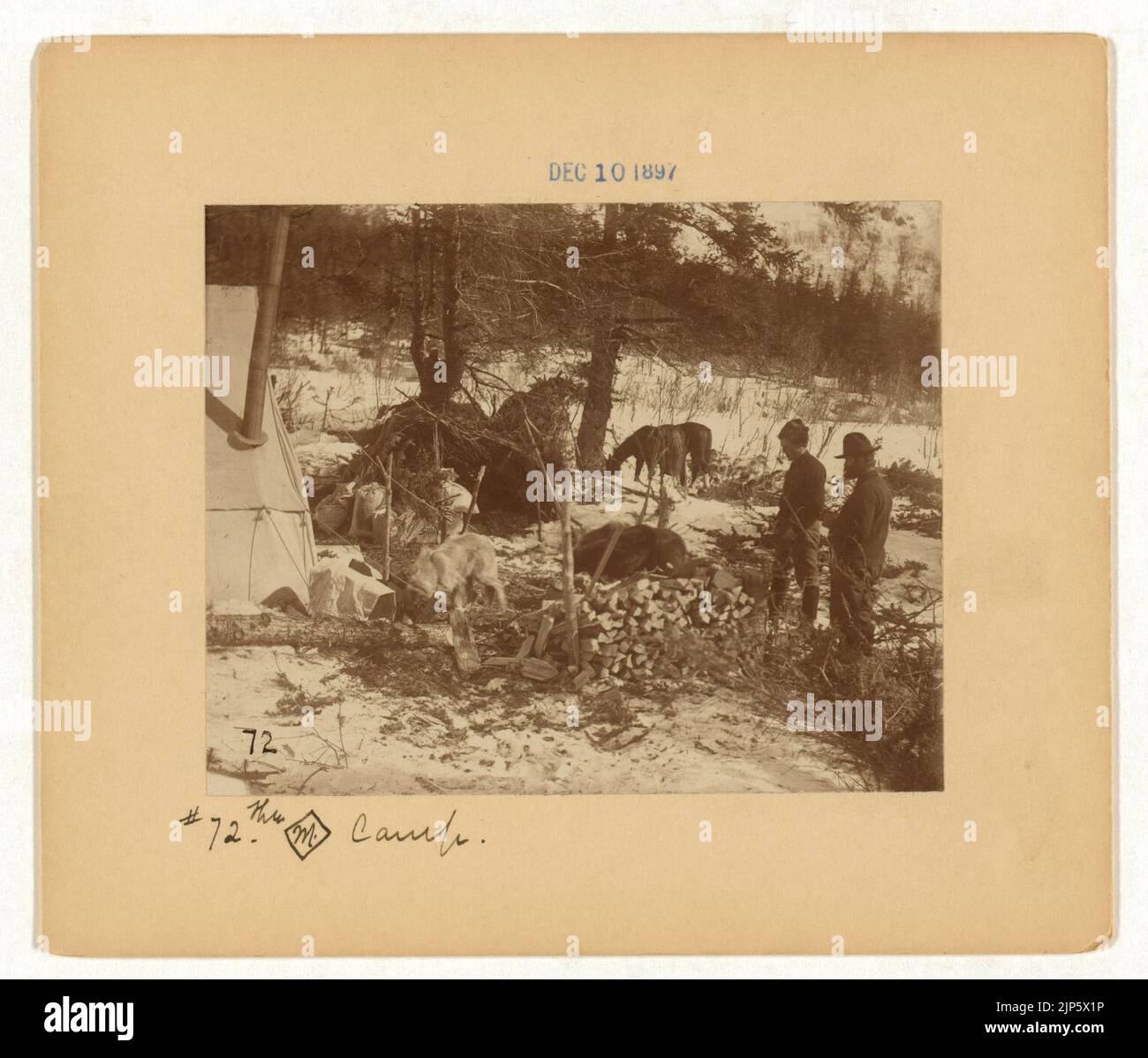 Das M (innerhalb eines Diamanten) Lager Stockfoto