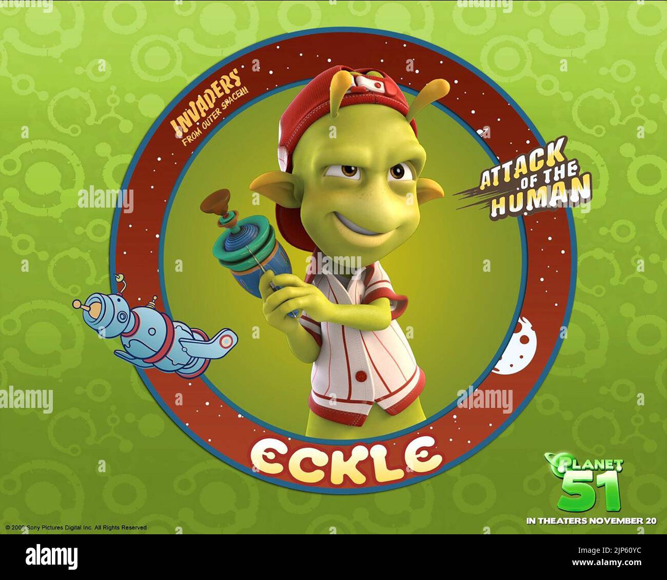 ECKLE, PLANET 51, 2009 Stockfoto
