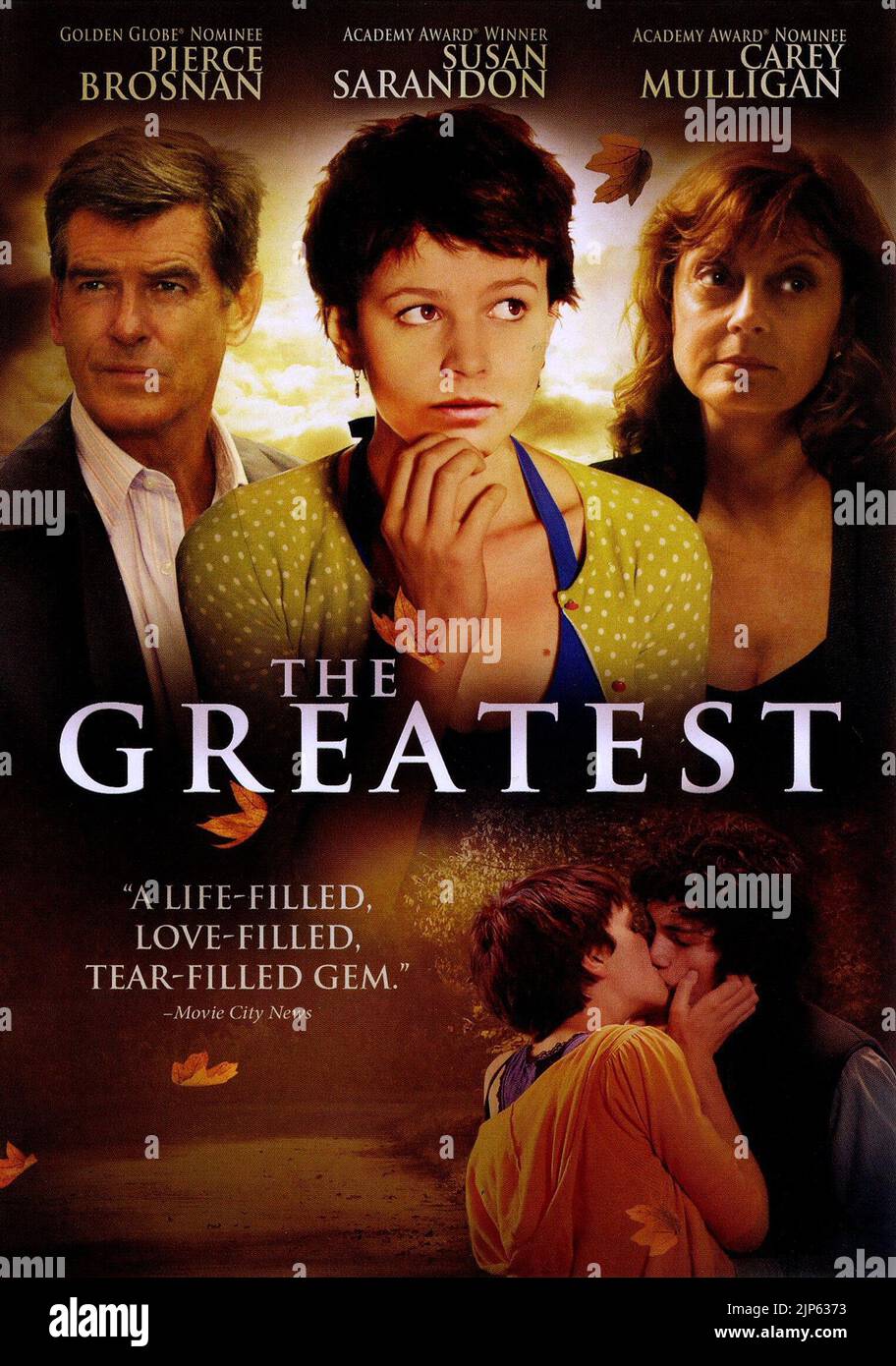 PIERCE BROSNAN, Carey Mulligan, Susan Sarandon POSTER, DIE GRÖSSTE, 2009 Stockfoto