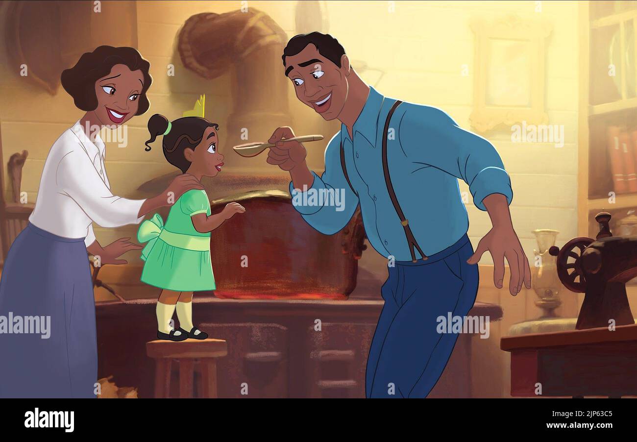 EUDORA, TIANA, James, DIE PRINZESSIN UND DER FROSCH, 2009 Stockfoto