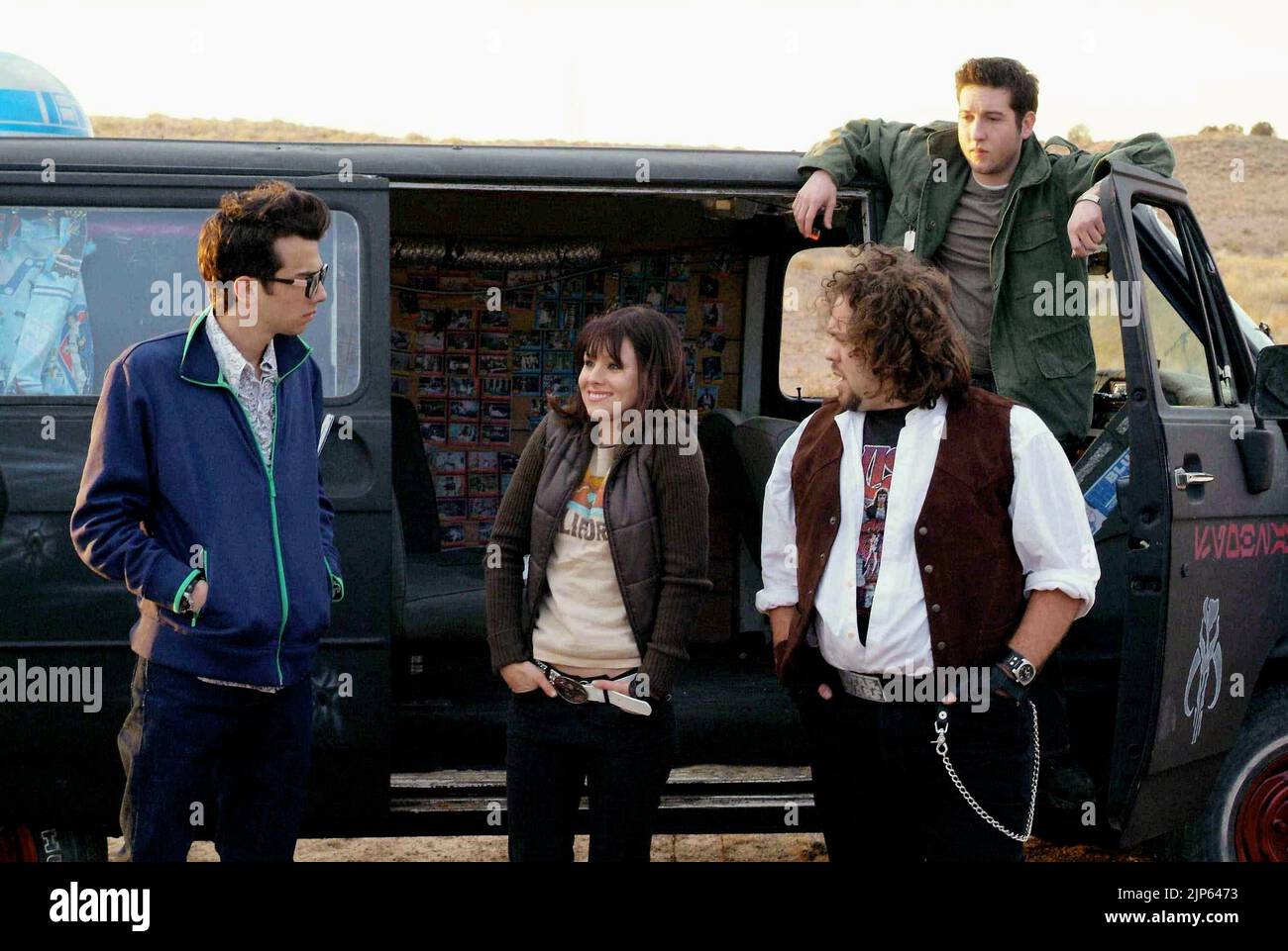 , JAY BARUCHEL, Kristen Bell, DAN FOGLER, Kyle NEWMAN, FANBOYS, 2009 Stockfoto