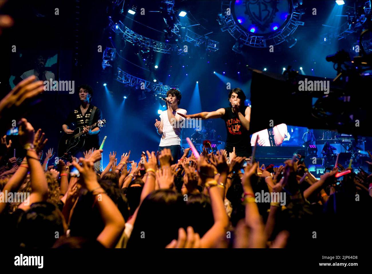 KEVIN JONAS, Joe Jonas, Nick Jonas, JONAS BROTHERS: Die 3D-Konzert erleben, 2009 Stockfoto
