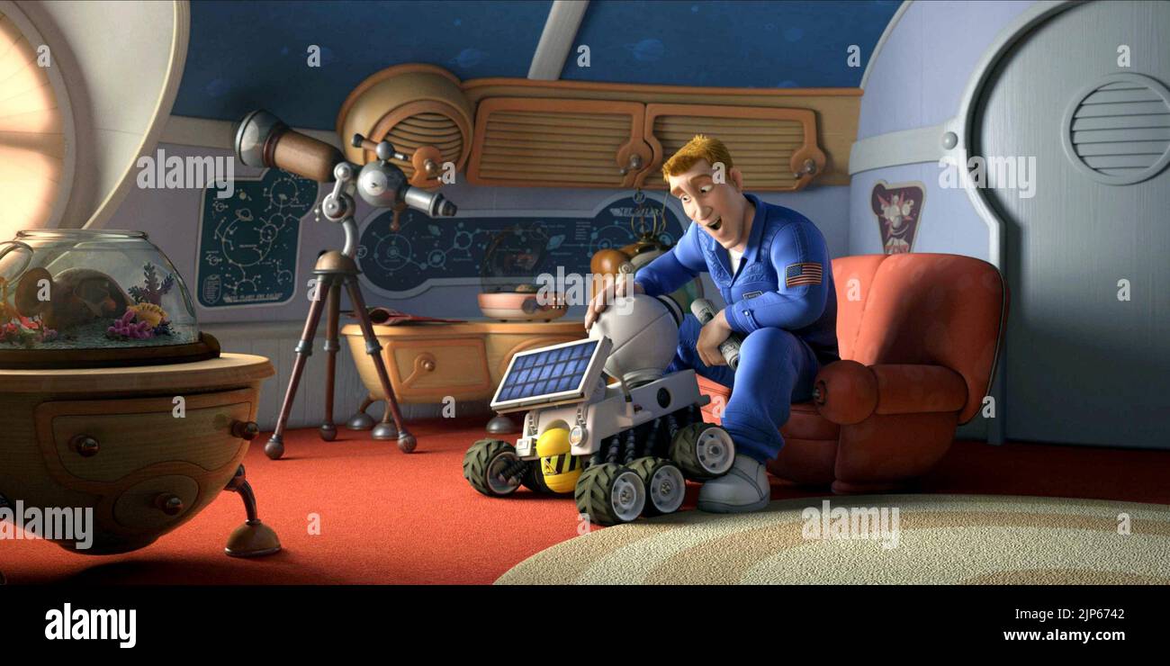 ROVER, CAPT. CHARLES 'CHUCK' Baker, Planet 51, 2009 Stockfoto