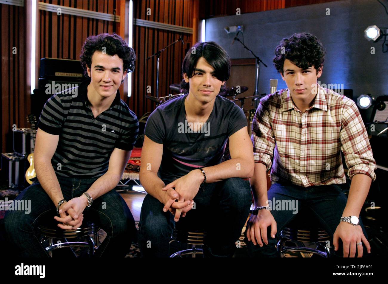 KEVIN JONAS, Joe Jonas, Nick Jonas, JONAS BROTHERS: Die 3D-Konzert erleben, 2009 Stockfoto