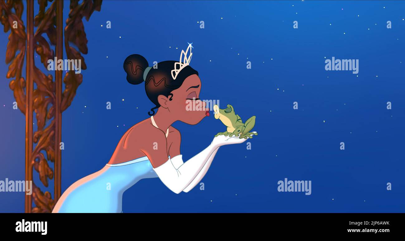 Prinzessin TIANA, FROSCH NAVEEN, DIE PRINZESSIN UND DER FROSCH, 2009 Stockfoto