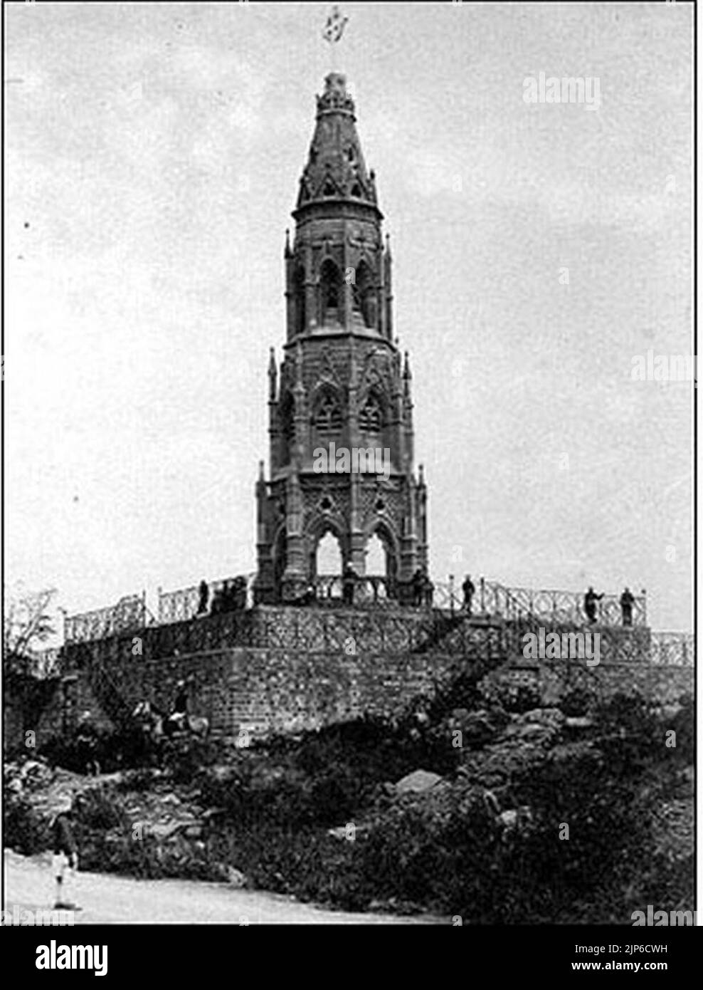 Die Meuterei Memorial in Delhi ist ein Denkmal für britische Offiziere. Stockfoto