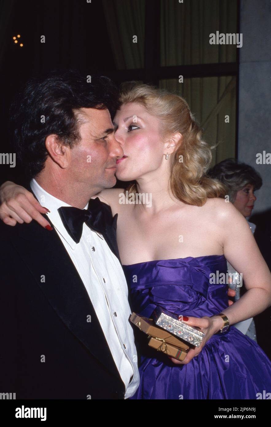 Peter Falk und Shera Danese um die 1980er Jahre Credit: Ralph Dominguez/MediaPunch Stockfoto