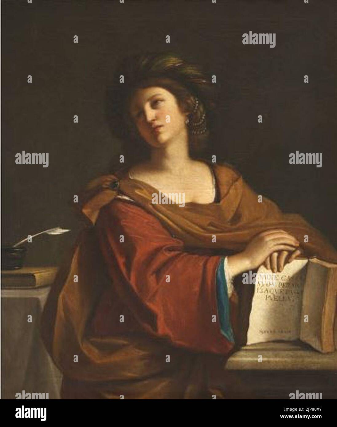 Die samische Sibyl (nach Guercino) Stockfoto