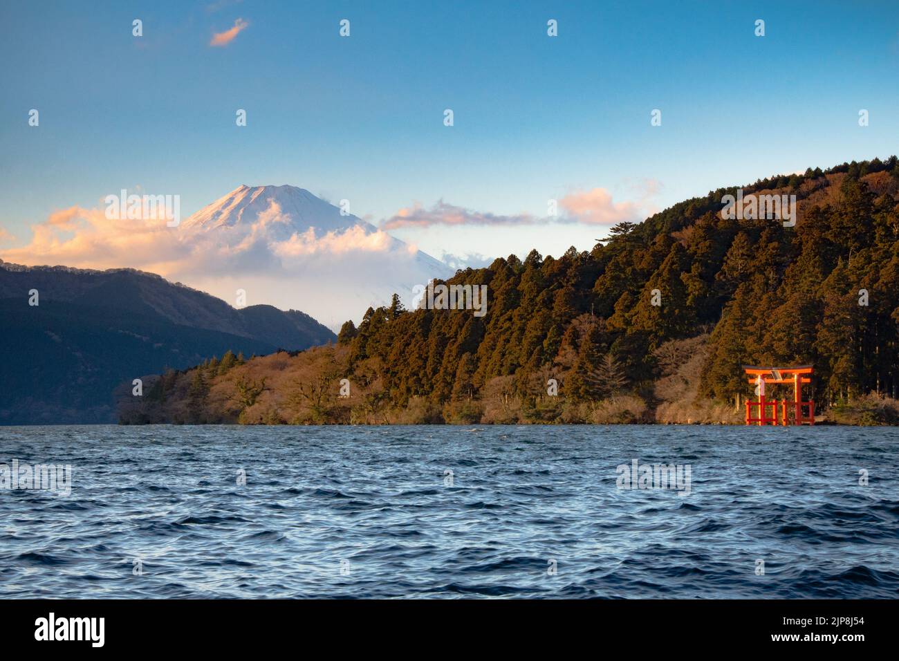 Blick auf den Fuji-Berg vom Fuji-Hakone-Izu-Nationalpark Stockfoto