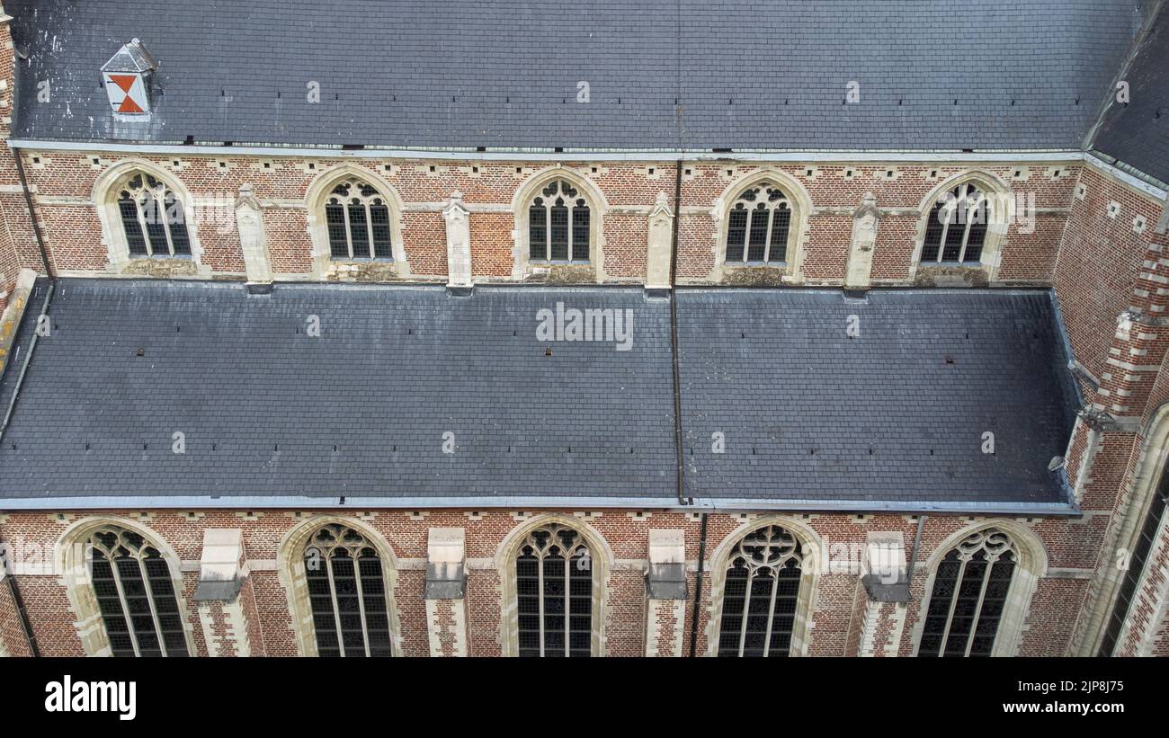 SintLenaarts, Brecht, Antwerpen, Belgien, 6.. Juni, 2022, Luftaufnahme