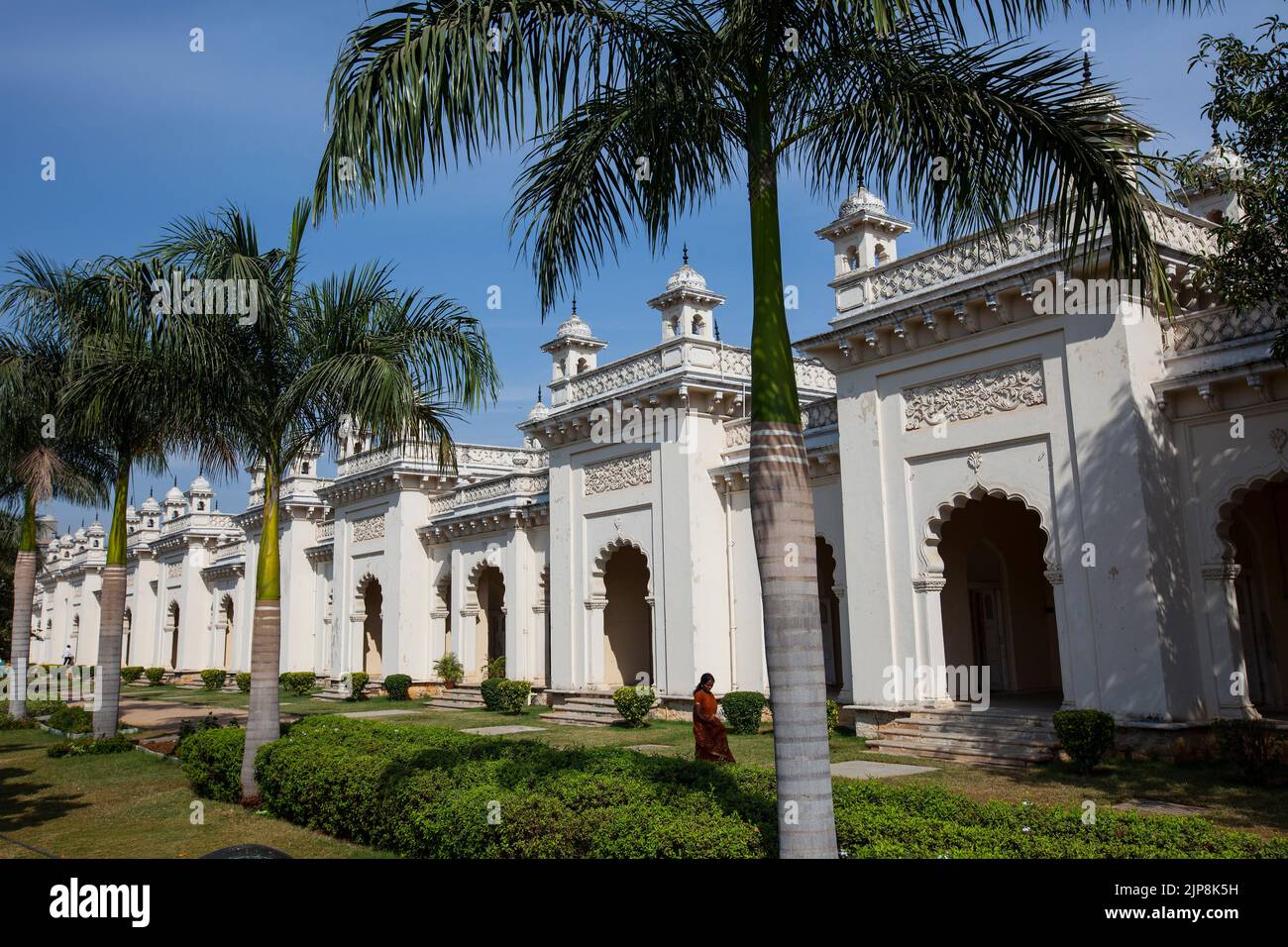 Chowmahalla Palace, Chowmahallat Palace, Nizam Palace, Hyderabad, Andhra Pradesh, Telangana, Indien Stockfoto