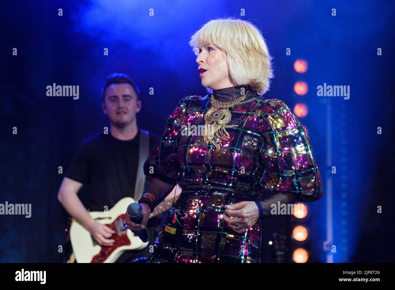 Toyah Willcox tritt auf der Cropredy Convention in Fairport auf. Banbury, Großbritannien. 11. August 2022 Stockfoto