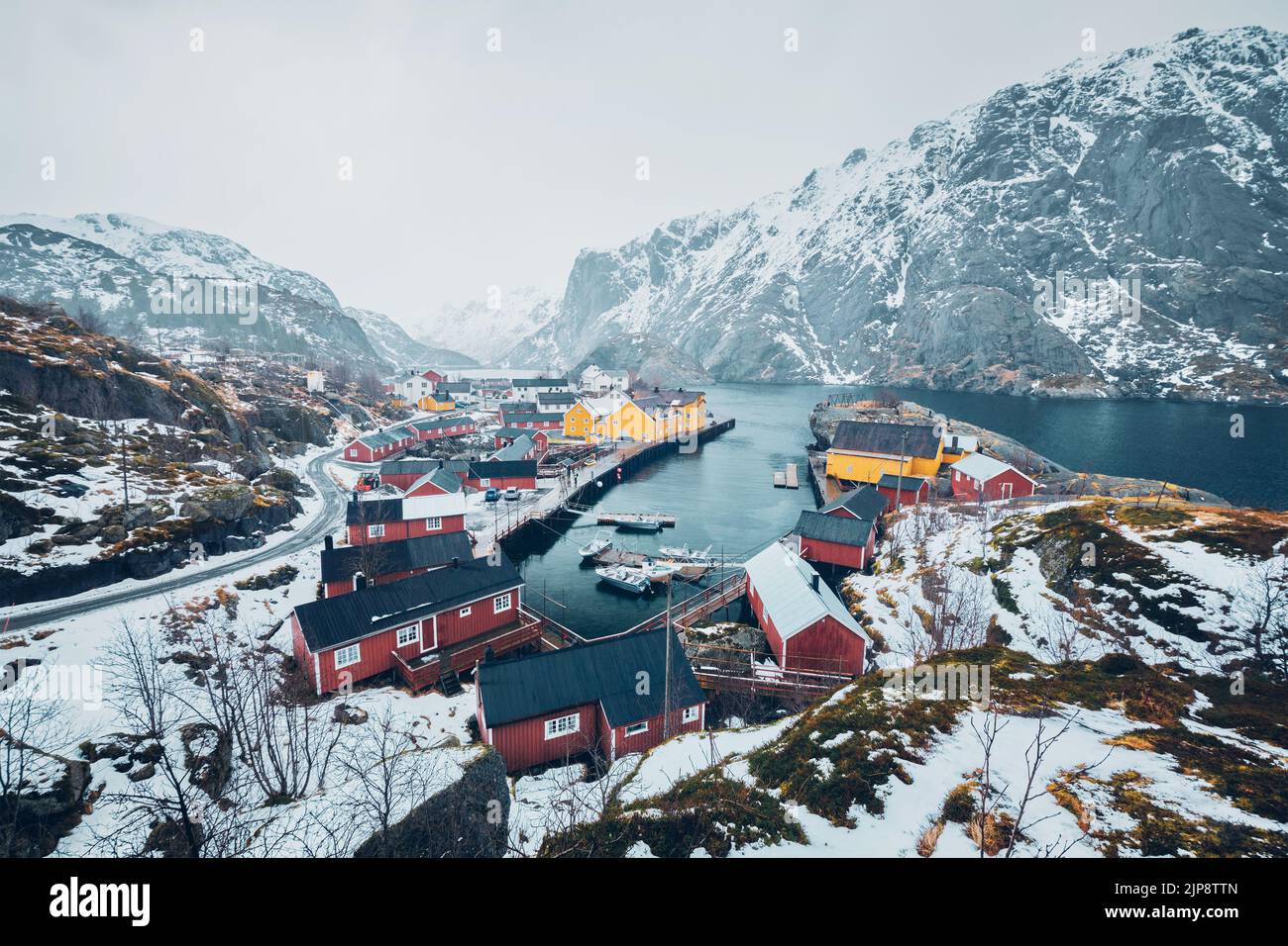 Fjord, lofoten, Fjorde, lofoten Stockfoto