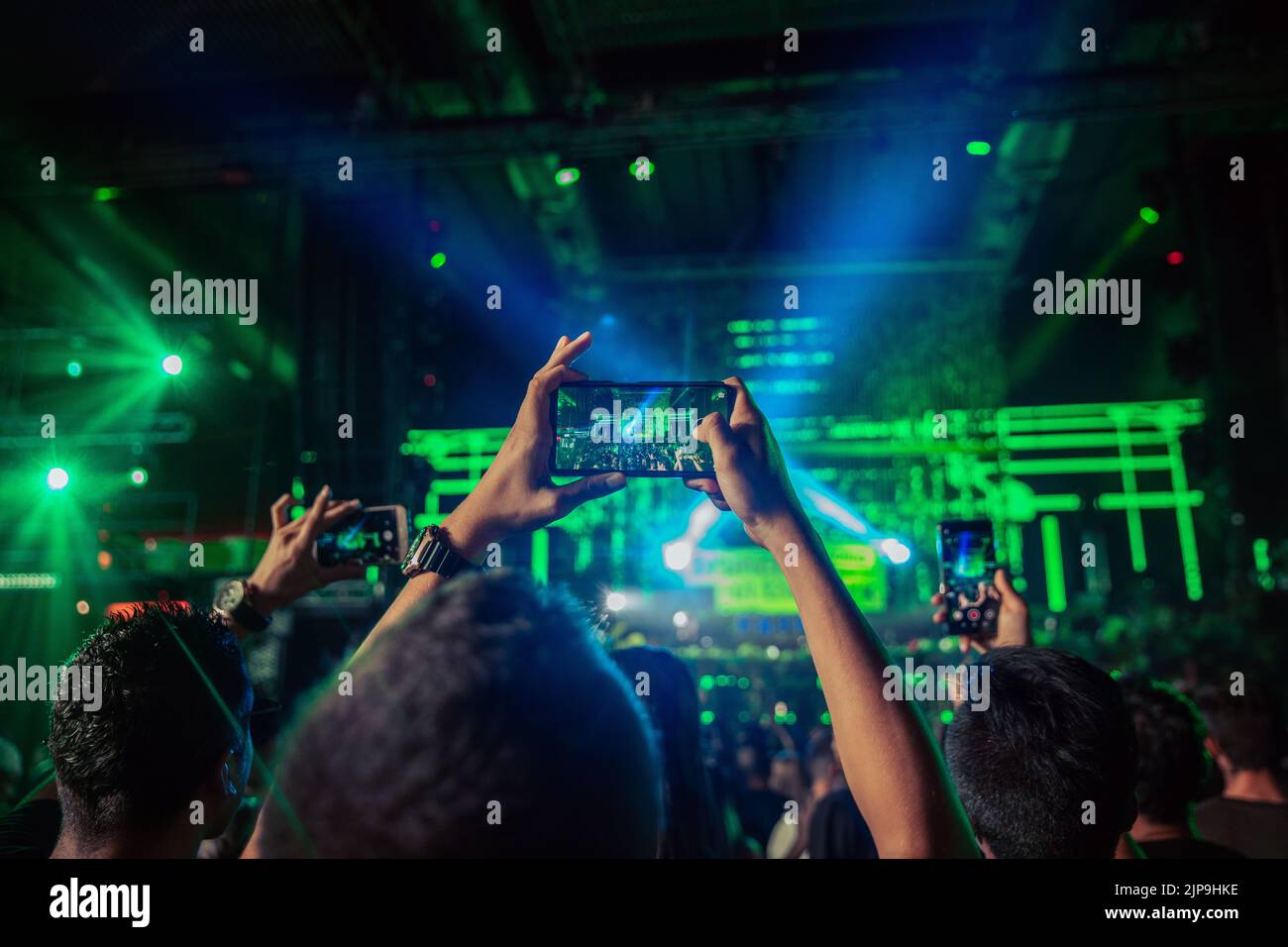 Konzert, Fotografie, Livemusik, Fotografien Stockfoto