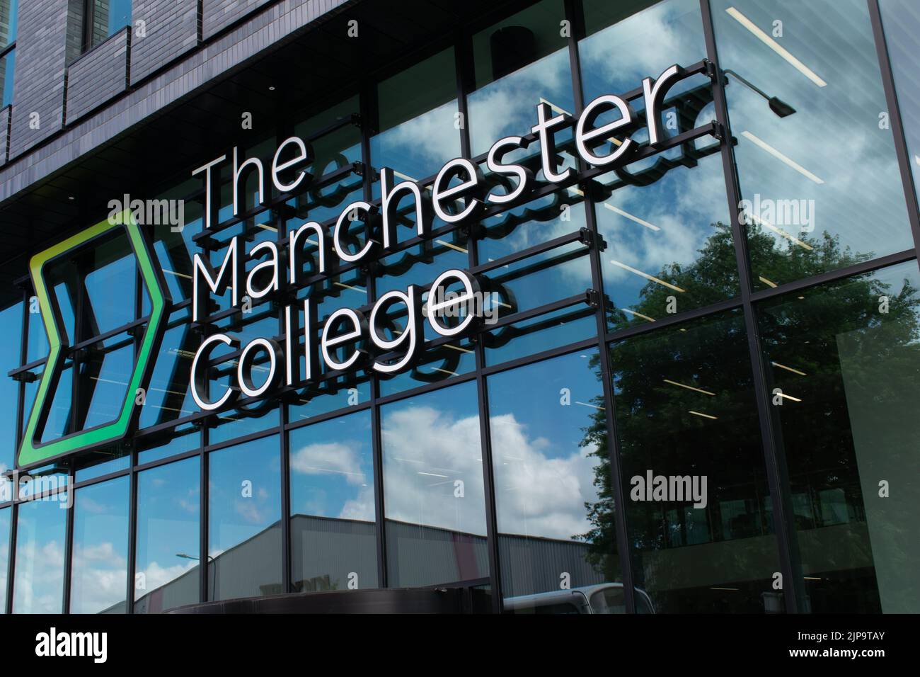 Der Campus des Manchester College City wird im September 2022 eröffnet. Stockfoto
