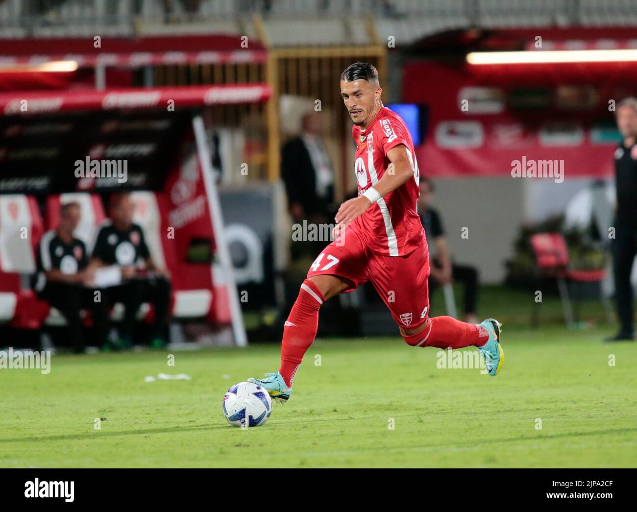 Dany Mota von AC Monza während der italienischen Serie Ein Spiel zwischen AC Monza und Turin FC, am 13. August 2022, im UPower Stadium in Monza, Italien. Foto Nderim Kaceli Stockfoto