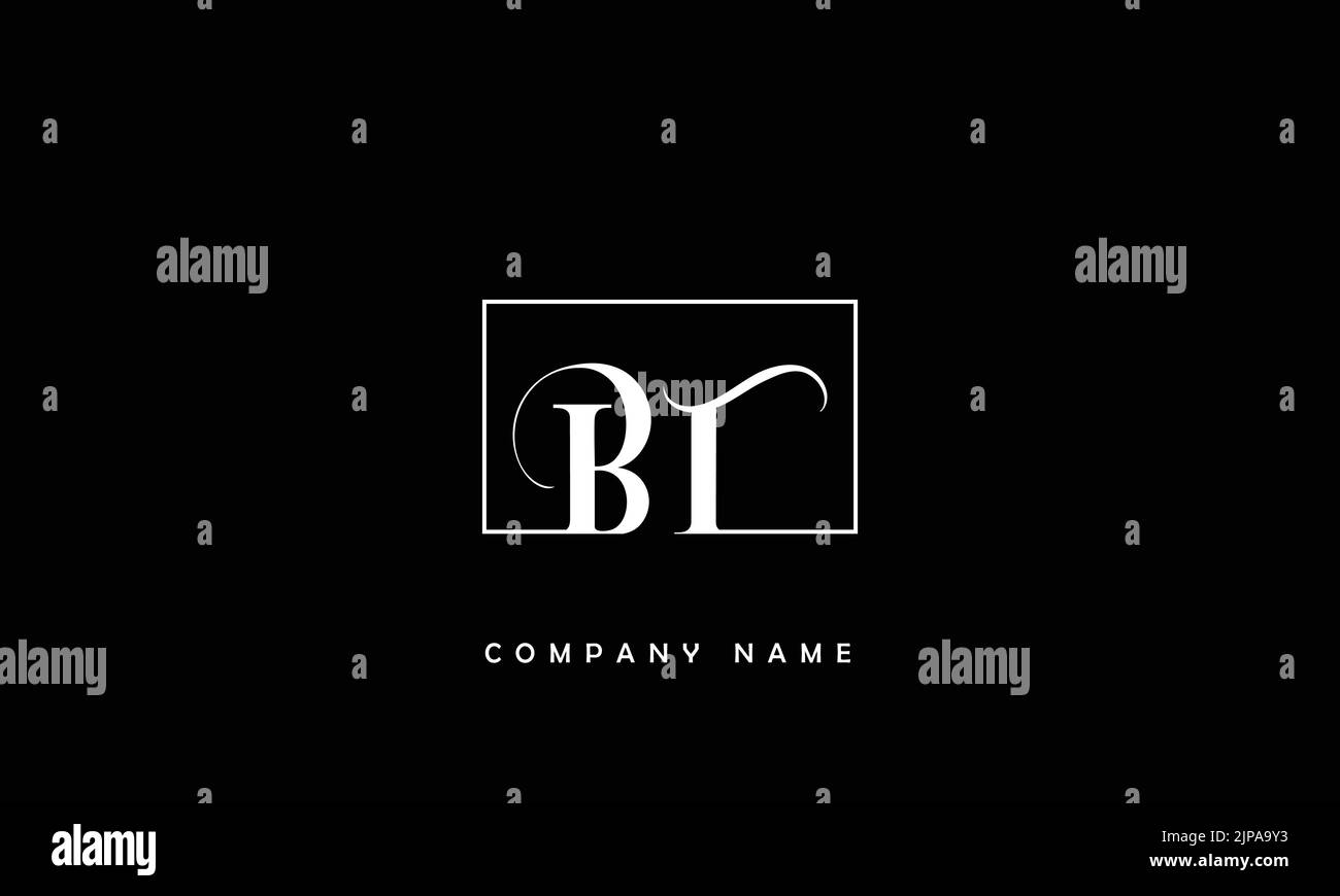 TB, BT Abstract Letters Logo Monogramm Stock Vektor