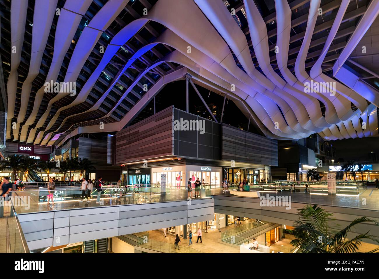 Brickell City Center Modern Shopping Mall and Business Complex in Downtown Miami, Miami, South Florida, USA Stockfoto