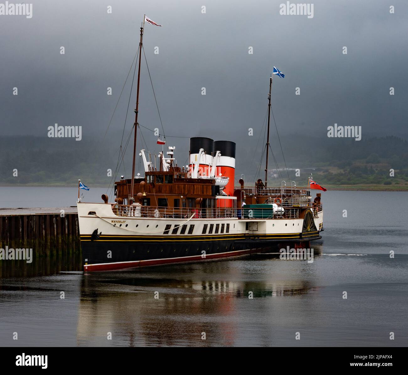 Waverley 2022 der letzte seelaufende Raddampfer der Welt Stockfoto