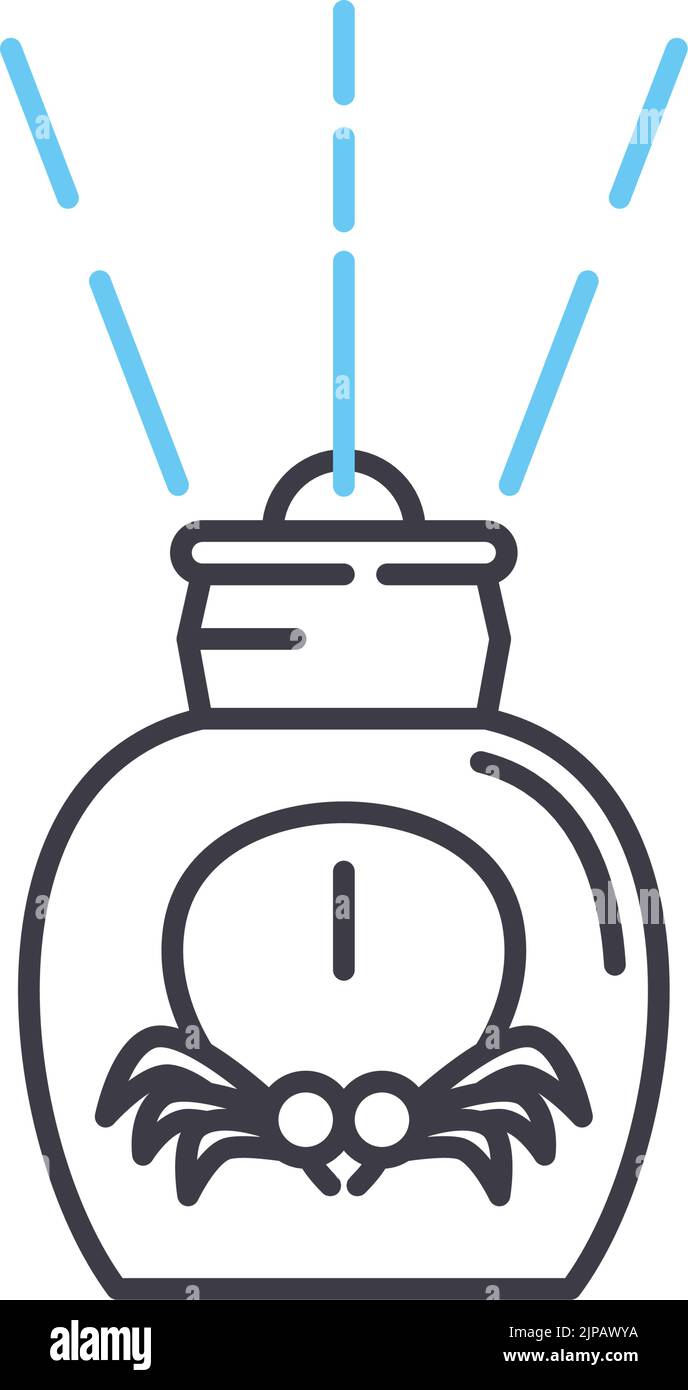 Tick Entferner Linie Symbol, Umriss Symbol, Vektor-Illustration, Konzept Zeichen Stock Vektor