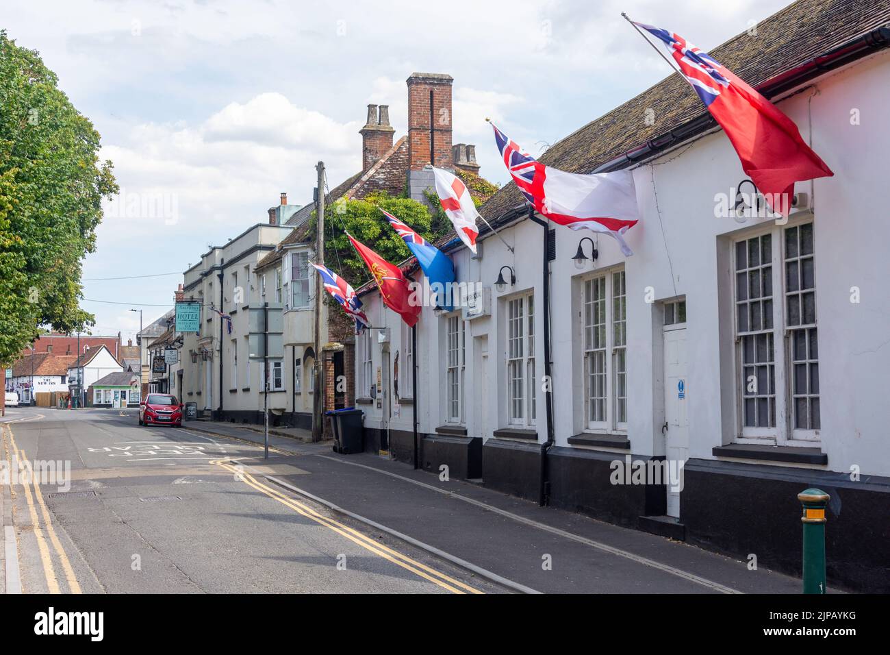Dunkirk Social Club, Church Street, Amesbury, Wiltshire, England, Vereinigtes Königreich Stockfoto
