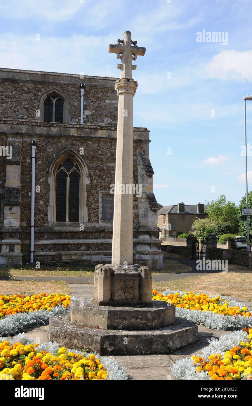 War Memorial, Eynesbury, Cambridgeshire Stockfoto