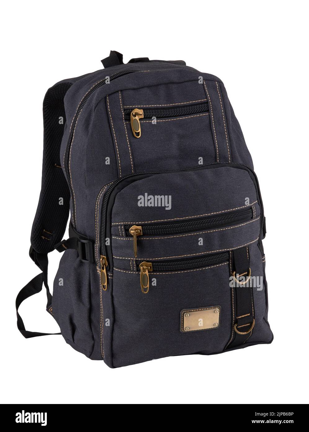 Großer Rucksack für Travel Isolate auf weißem Hintergrund Stockfoto