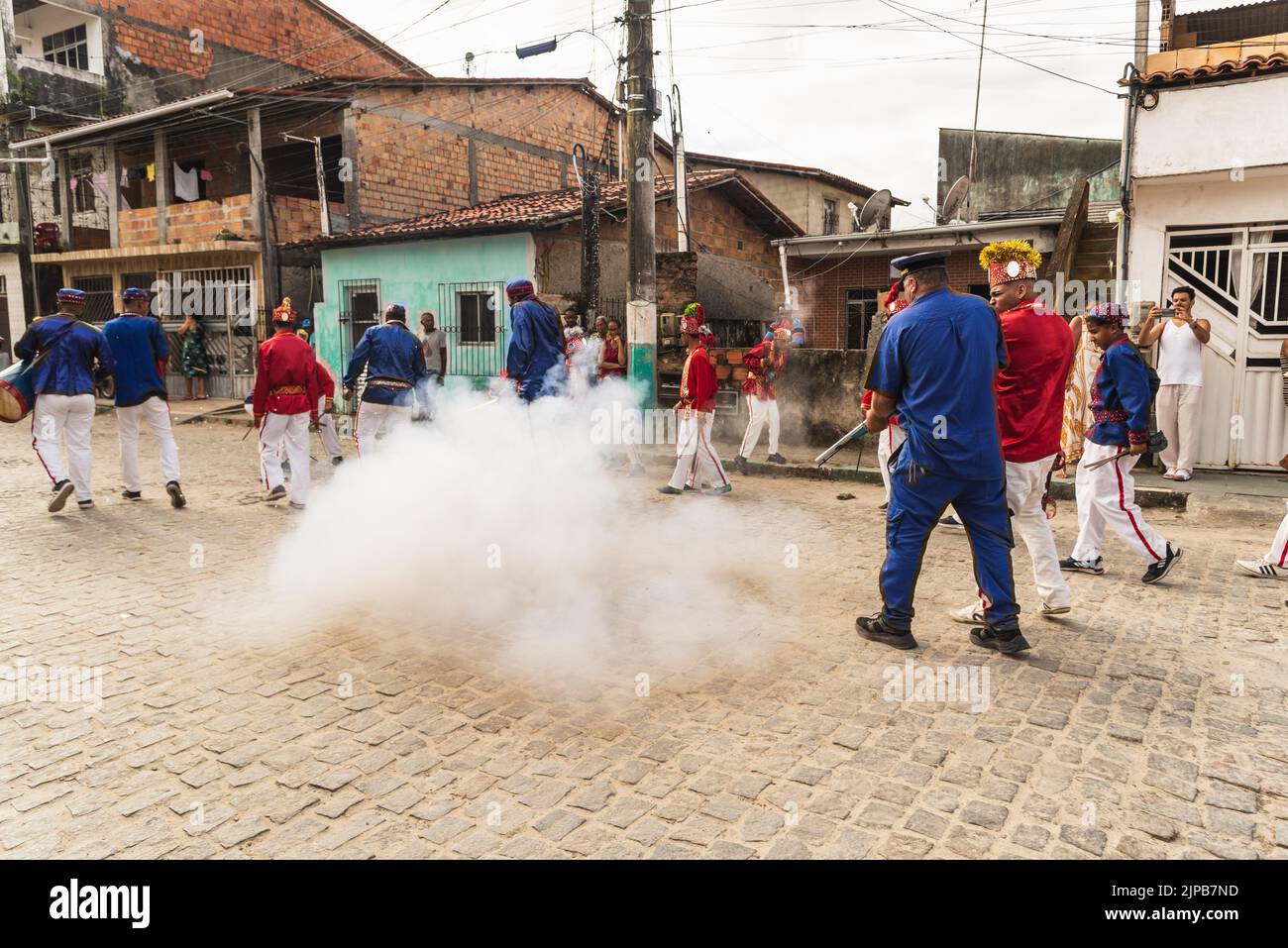 Saubara, Bahia, Brasilien 06. August 2022 Mitglieder des