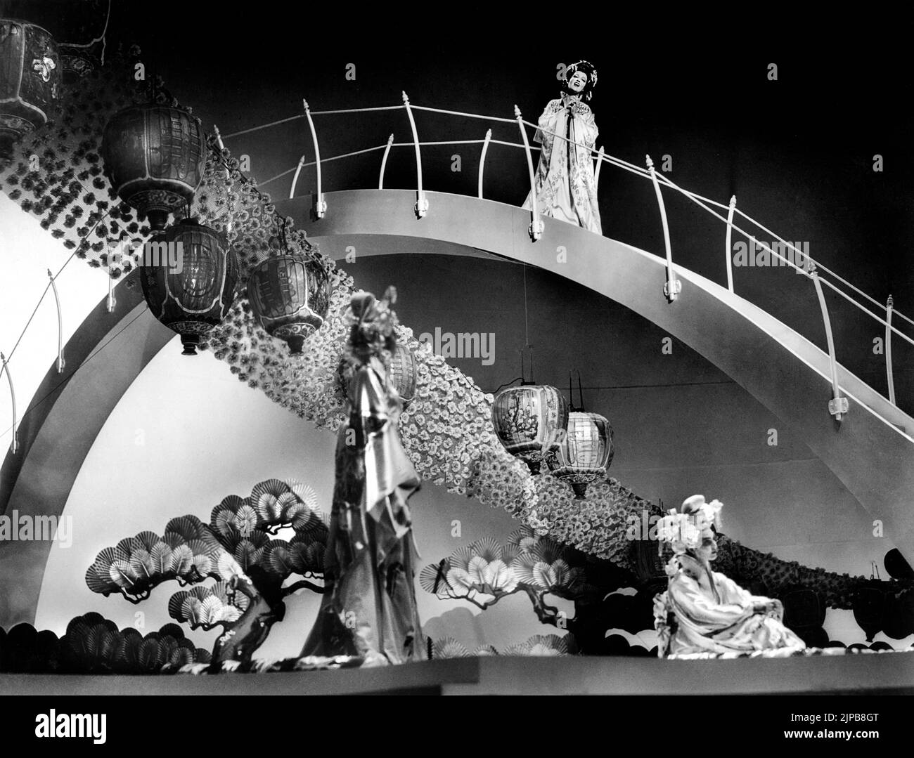 Jeanette MacDonald, am Set des Films, 'Broadway Serenade', MGM, 1939 Stockfoto