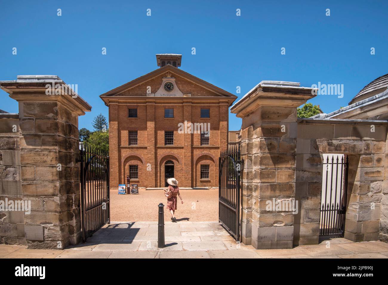 Januar 2019: die Hyde Park Barracks Sydney ist Australiens wichtigsten UNESCO-Gebäude und unterzieht sich einem $ 18 m Erneuerung Stockfoto