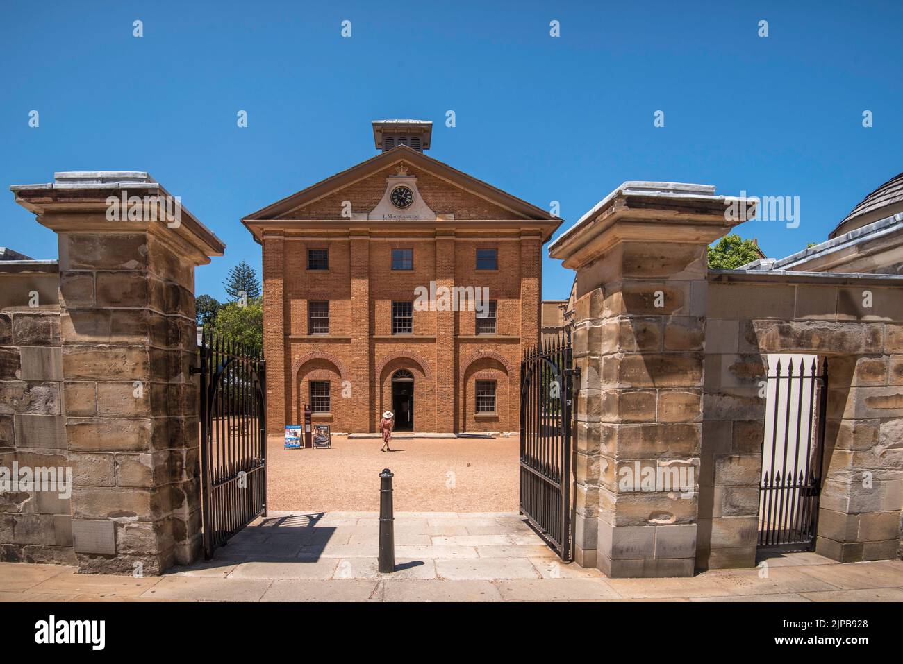 Januar 2019: die Hyde Park Barracks Sydney ist Australiens wichtigsten UNESCO-Gebäude und unterzieht sich einem $ 18 m Erneuerung Stockfoto