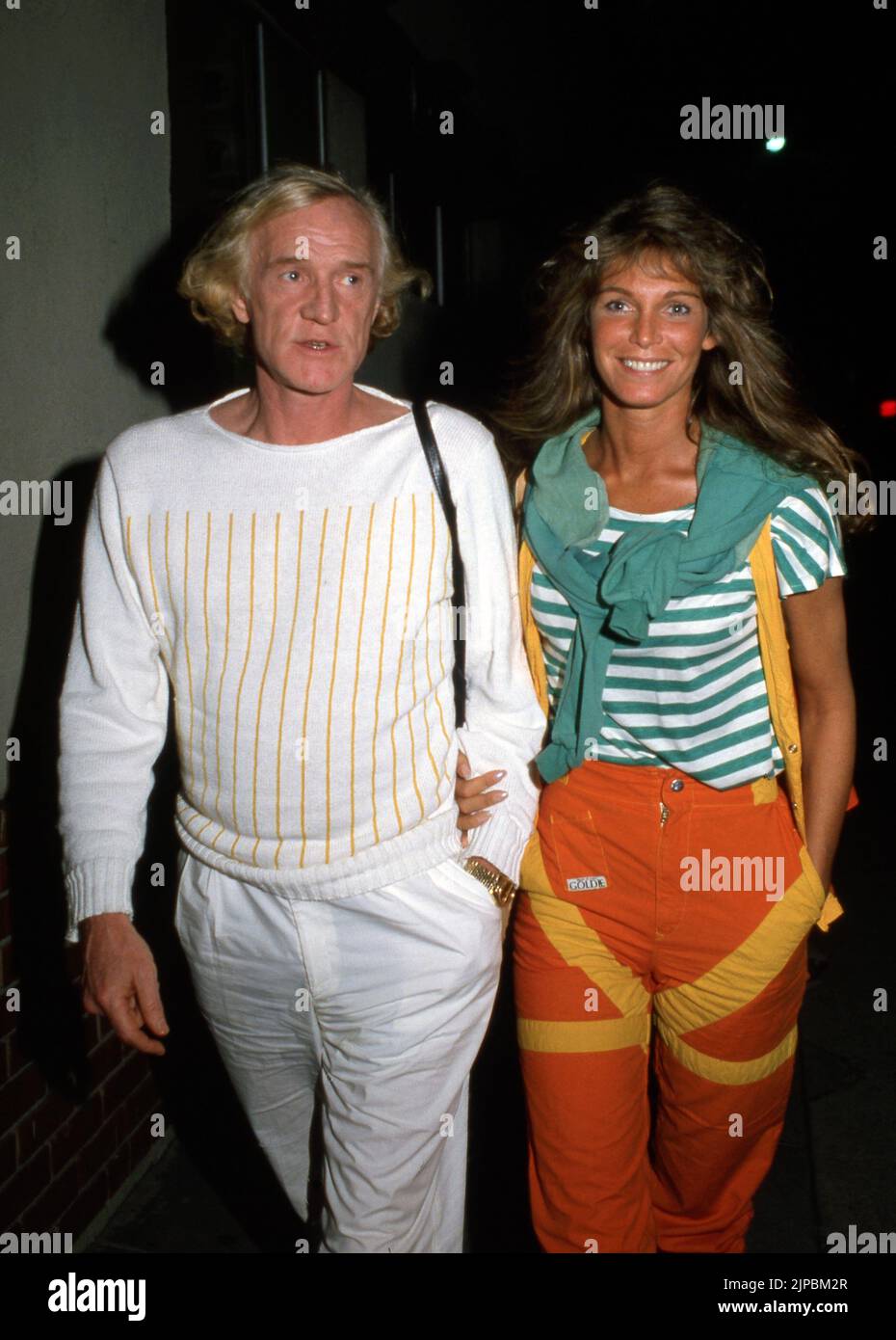 Richard Harris und Ann Turkel 1982 Quelle: Ralph Dominguez/MediaPunch Stockfoto