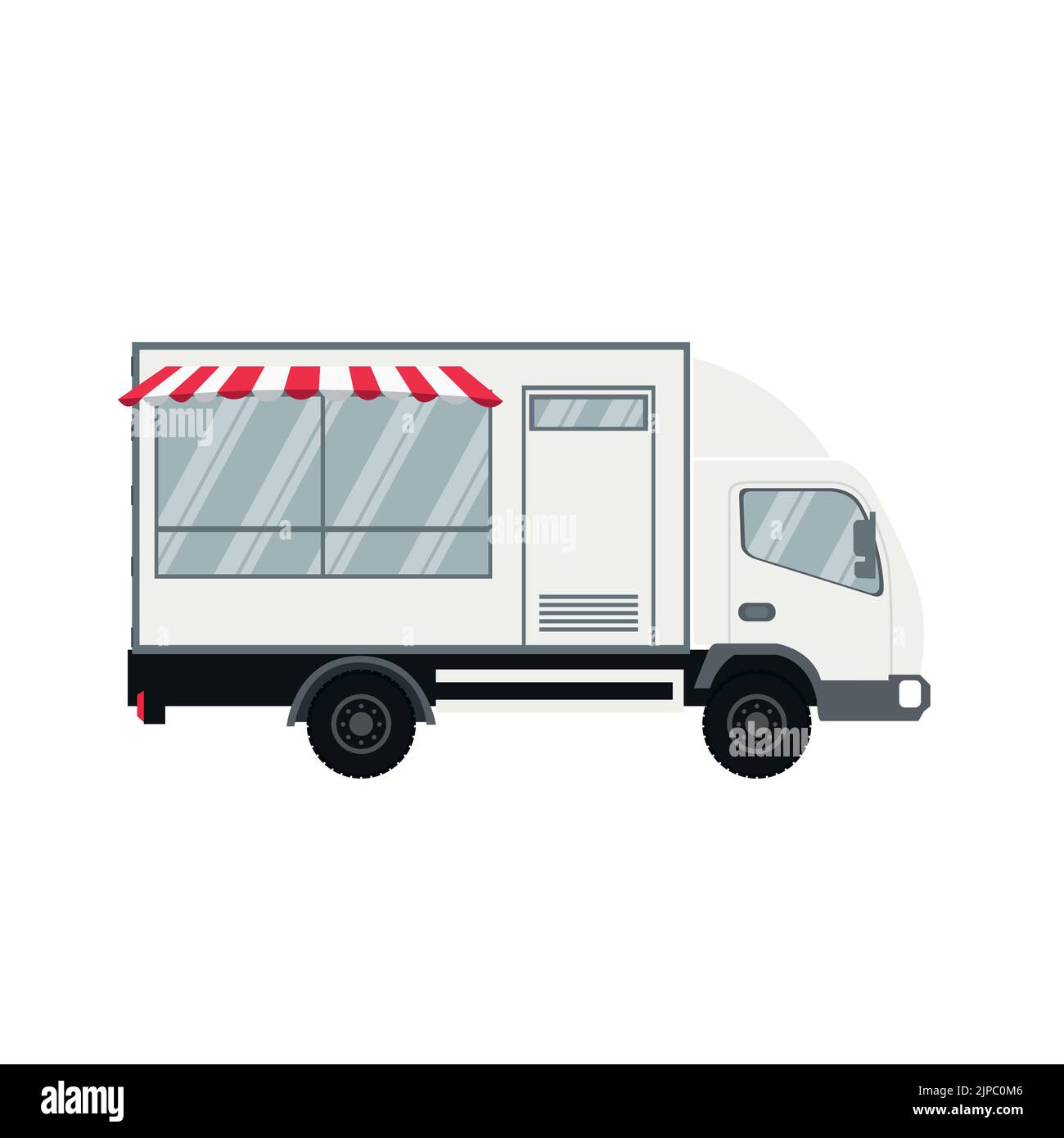 Vektor-Design von modernen Food-Truck Stock Vektor