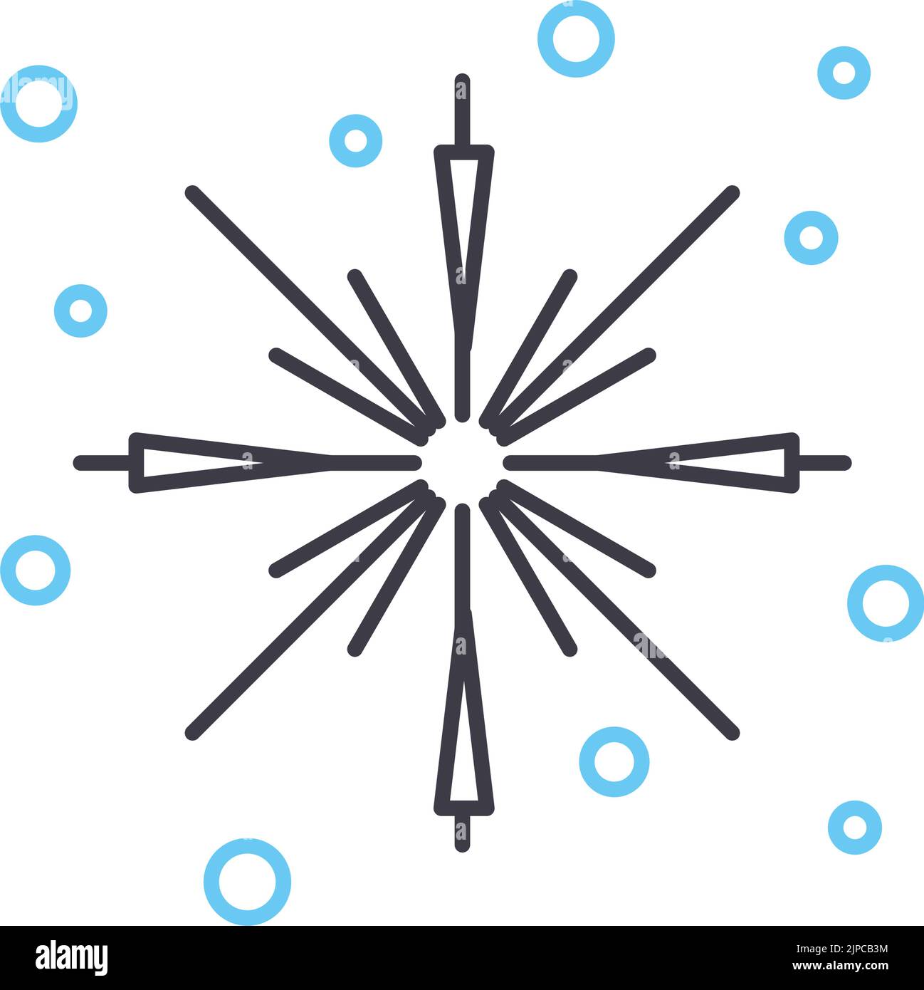 Liniensymbol für leichte Fahrgeschwindigkeit, Umrisssymbol, Vektordarstellung, Konzeptschild Stock Vektor