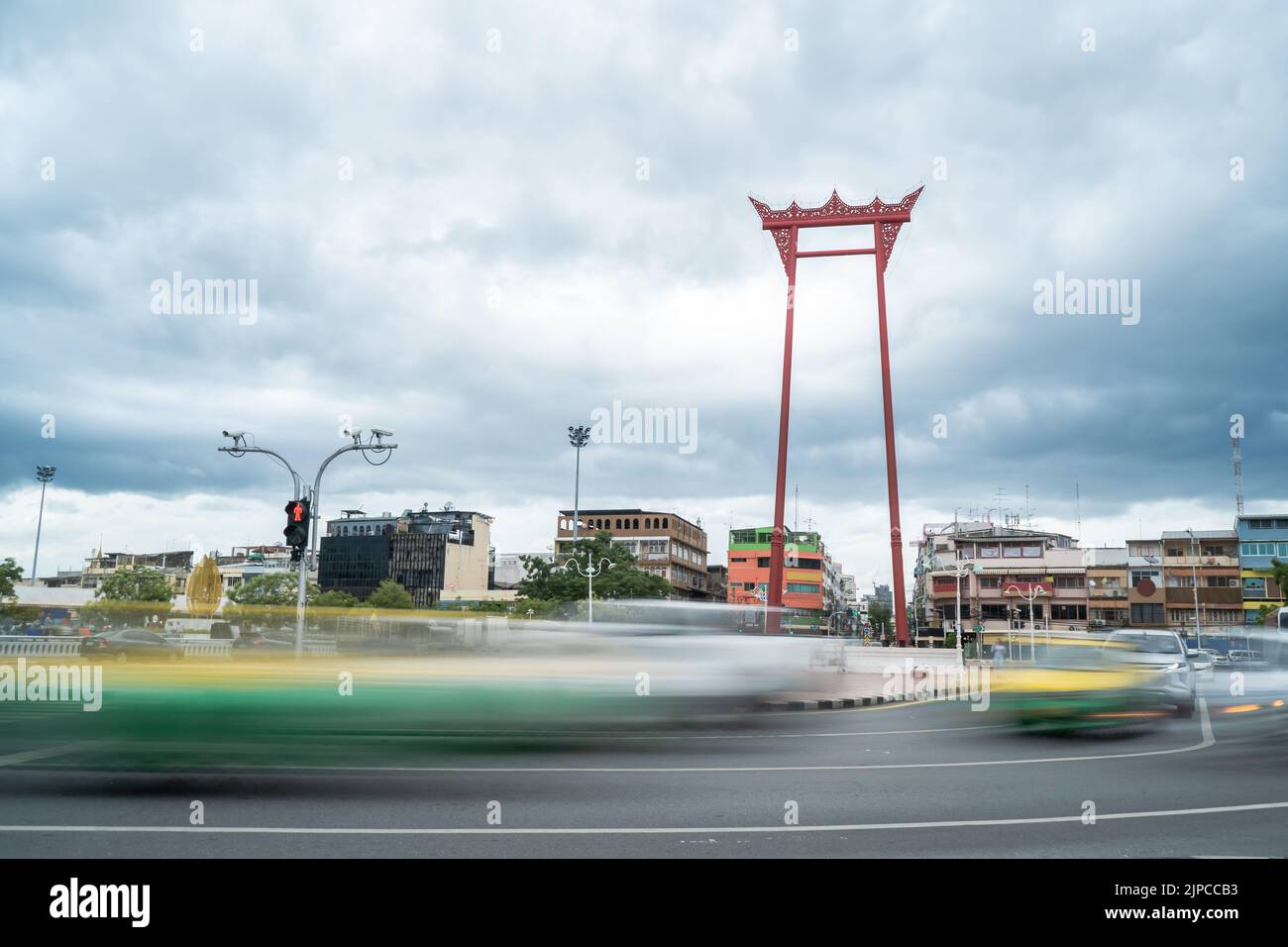 Die Riesenschaukel in Bangkok, Thailand Stockfoto