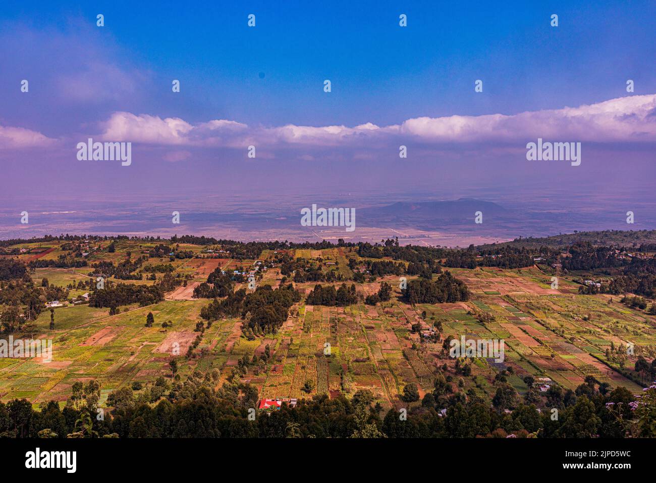 Maai Mahiu Aussichtspunkt Steilhänge Landschaft Nakuru County Great Rift Valley Stockfoto