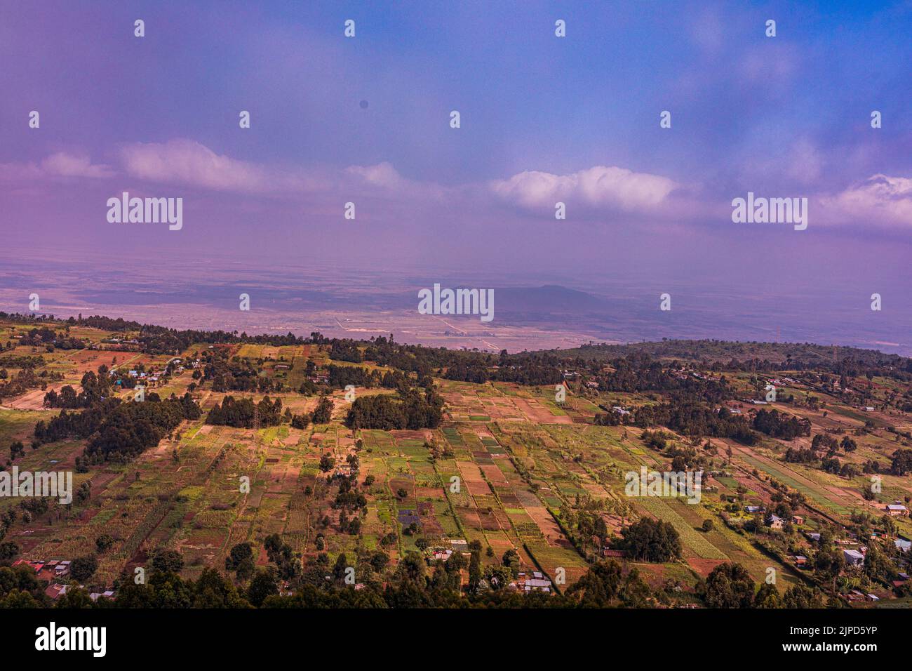 Maai Mahiu Aussichtspunkt Steilhänge Landschaft Nakuru County Great Rift Valley Stockfoto