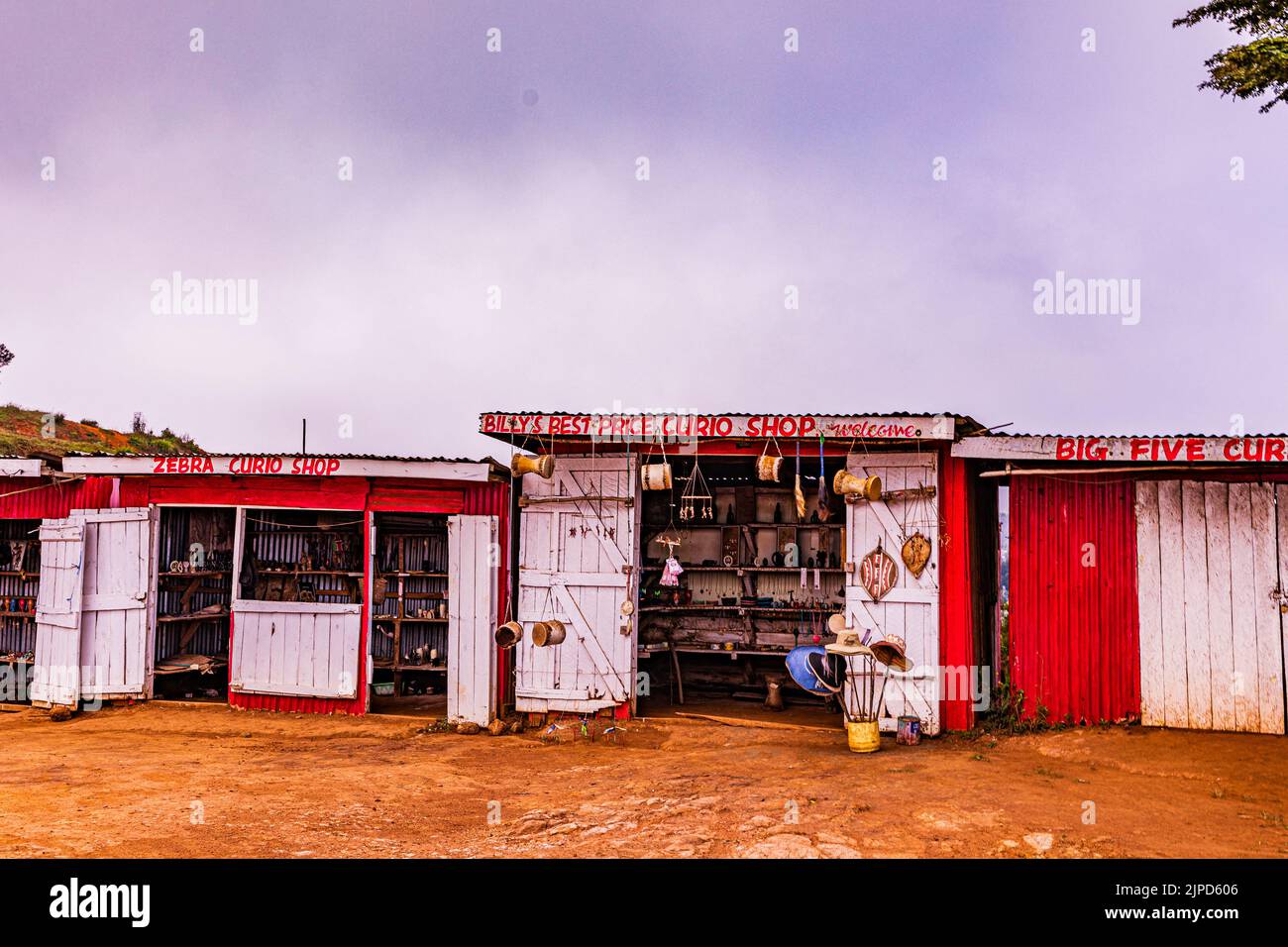 Maai Mahiu Aussichtspunkt Steilhänge Landschaft Nakuru County Great Rift Valley Stockfoto