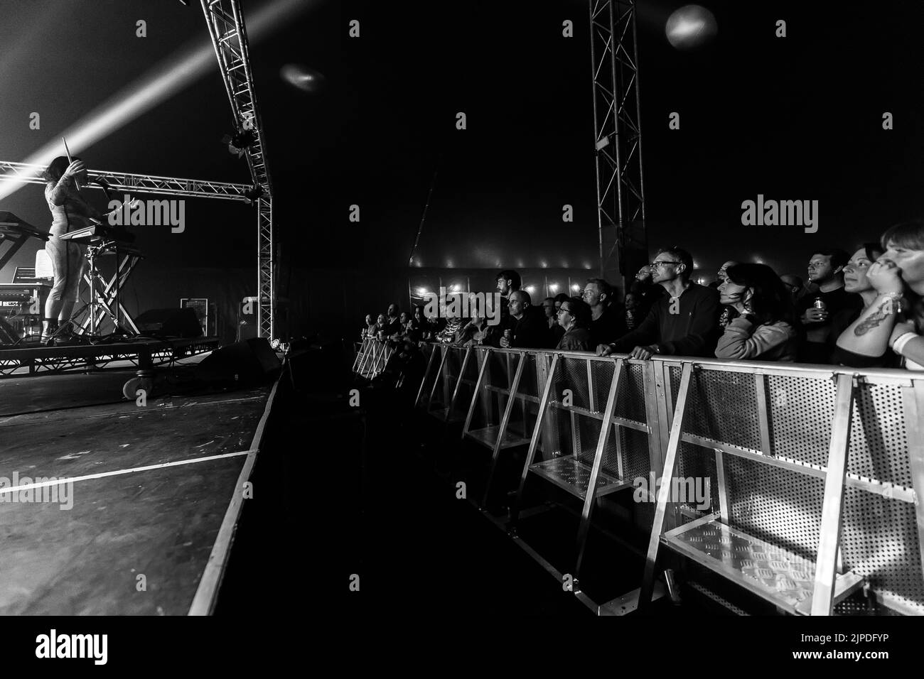 Kelly Lee Owens tritt 2021 beim Focus Wales Festival auf. Stockfoto