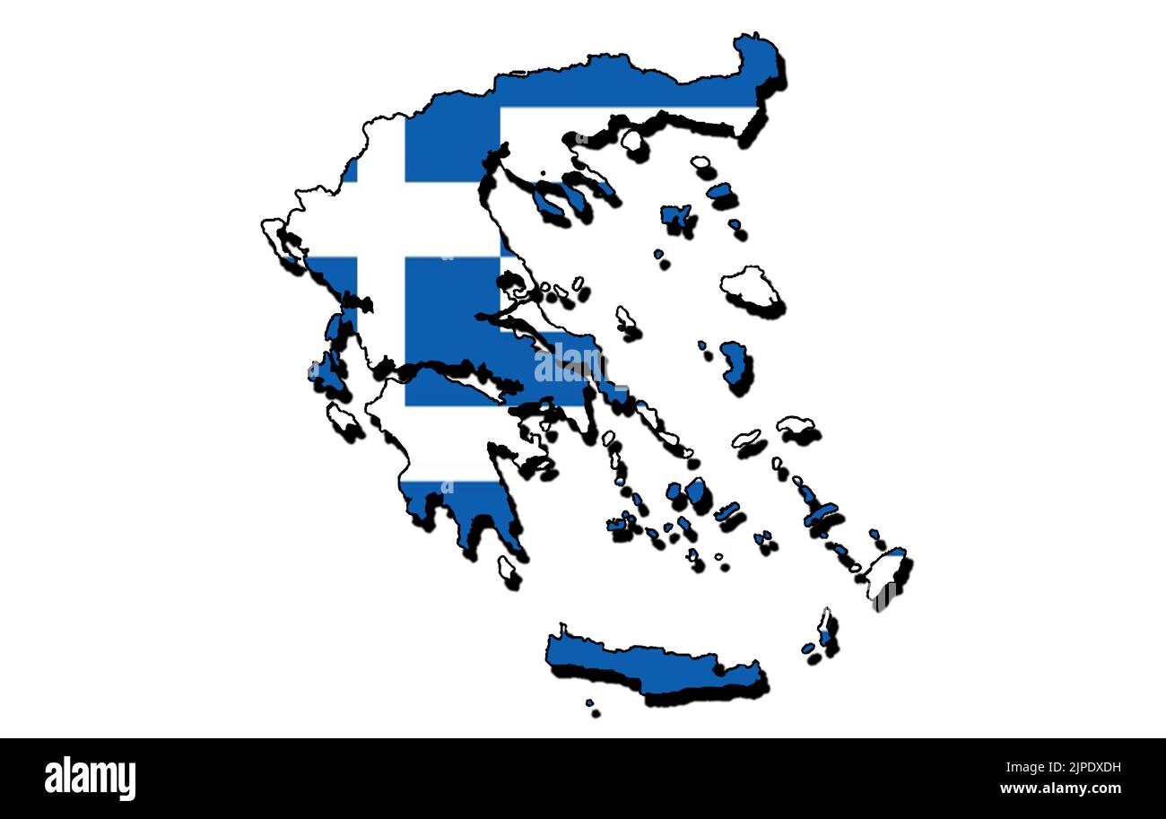 Griechenland abstrakte vektorkarte -Fotos und -Bildmaterial in hoher  Auflösung – Alamy