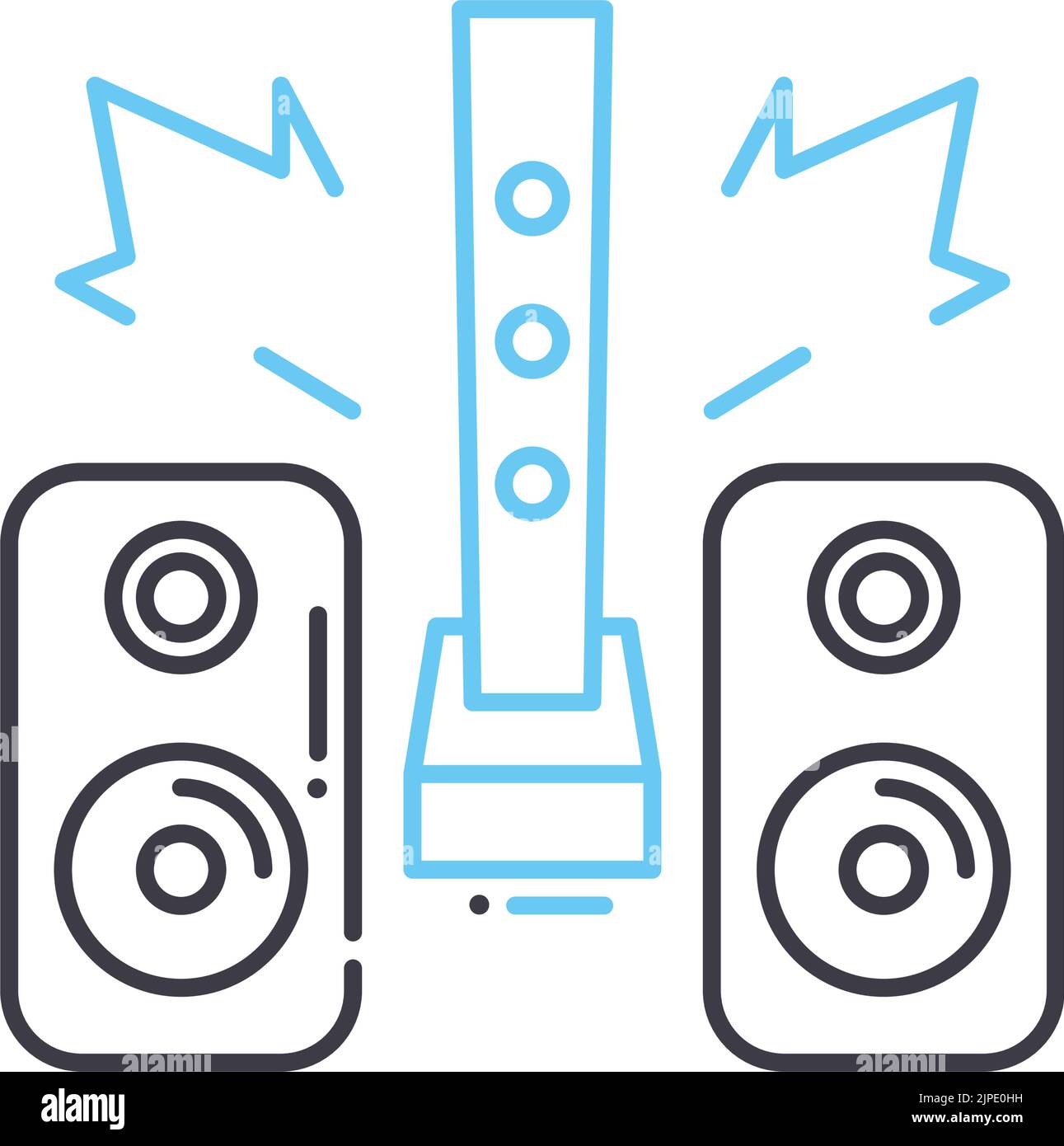 Symbol für die Theaterlinie, Umrisssymbol, Vektordarstellung, Konzeptschild Stock Vektor Symbol für die Theaterlinie, Umrisssymbol, Vektordarstellung, Konzeptschild Stock Vektor