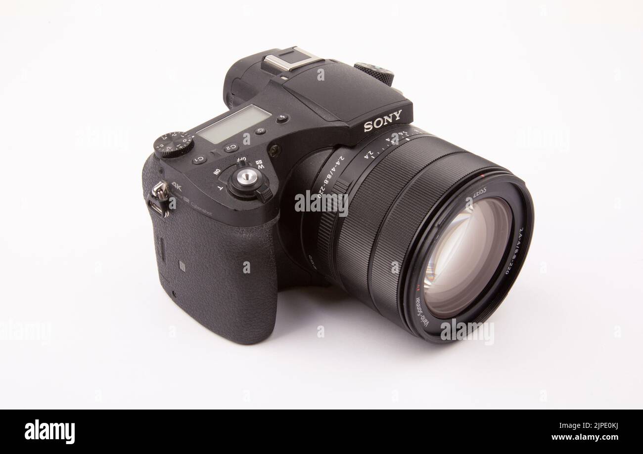Digitalkamera, sony, dsc-RX10 Mark iii, zeiss, Digitalkameras Stockfoto