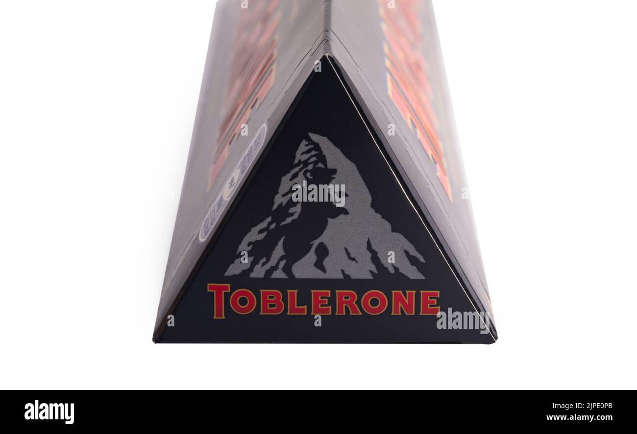 toblerone, schokoladenmarke Stockfoto